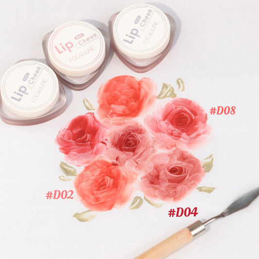 FOCALLURE - Creamy Lip & Cheek Duo Rose Gold