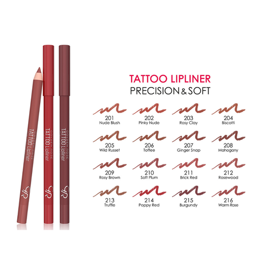 Golden Rose Tattoo Lipliner