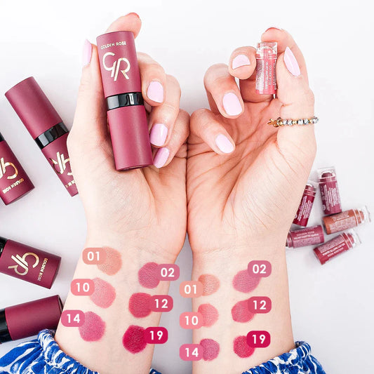 Golden Rose Velvet Matte Lipstick 6 Mini Rose Gold